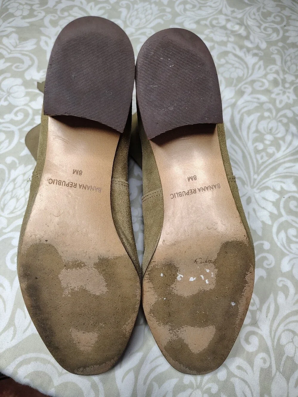 Banana Republic Women’s Suede Ankle Boots in Light Tan Size 8